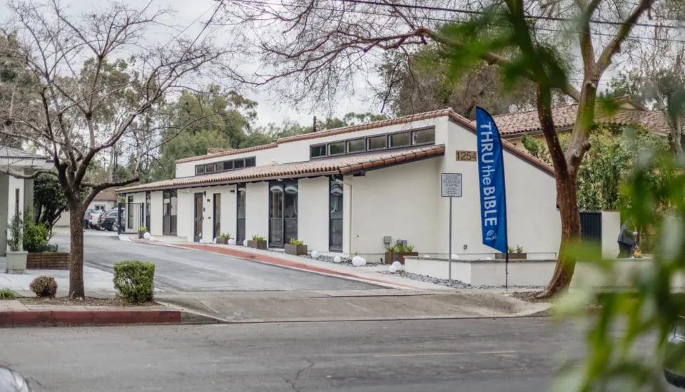 exterior photo of thru the bible remodel handled by architects at visioneering studios